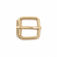 糊塗鞋匠 優質鞋材 N315 針通扣，皮帶扣/腰帶扣/背帶扣環/包包扣環，調節扣, C04 內徑20mm淺金