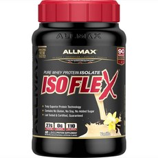 ALLMAX ISOFLEX分離乳清蛋白粉, 香草, 1個, 907克
