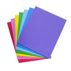 현진 칼라 EVA폼 스펀지폼 2T EVA 330mmx490mm 15개입 세트 완구 DIY 공예 인테리어, 1개, EVA폼 2T 빨강색 15개입