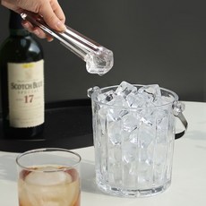 글라셰 와인쿨러 얼음통 아이스버킷+집게, 1개, 980ml 1개, 980ml