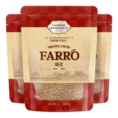 현대농산 이탈리아산 파로 고대 밀쌀 에머밀, 3개, 300g