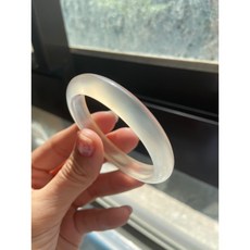 白冰瑪瑙手鐲 白玉髓 白瑪瑙, 1個