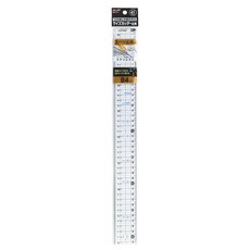 하이라인 무광 사이즈 커터 자 41cm, 클리어, 1개