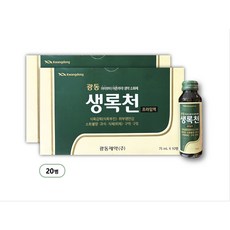 광동 생록천 프라임액 소화제/생약소화제, 20개, 75ml