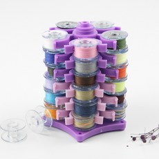 보빈타워 북알 수납 정리 보관함 케이스 실정리, 1개, 퍼플