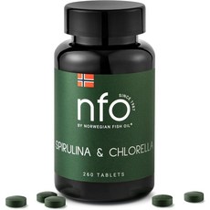 NFO 스피루리나 클로렐라 고용량 260정, 1개