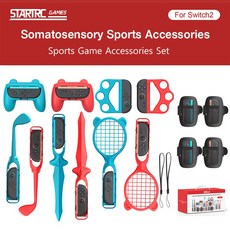 STARTRC 고급형 닌텐도 스위치 2 전용 스포츠게임 악세서리 올인원 키트