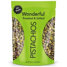 원더풀 피스타치오 껍질 없는 로스트 & 솔티드 넛, 1개, 680g