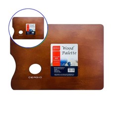 쌍문상회 지금 필요한 아크릴팔레트 미술팔레트 그림팔레트 아크릴 나무팔레트 미술 유화 사각우드팔레트 우드팔레트 유화팔레트 세르지오 34x24cm 31872EA, 사각형 34x24cm