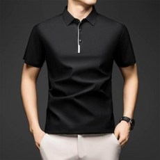上衣男polo衫冰絲涼感運動上衣夏季透氣短袖大尺碼吸濕排汗時尚休閒速乾翻領上衣POLO衫冰絲短袖商務寬鬆工作服高爾夫T恤