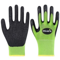 【正品貨 附電子發票】 DS AIFA 園藝 手套 防滑防刺防割耐磨防扎多功能透氣勞保防護手套, 1個, 防護手套（掌心防水 乳膠耐磨）1雙裝