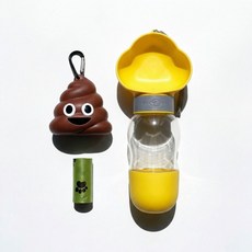 생활구역 반려견 외출 필수품 휴대용 급수 배변용품 세트, 1세트, ONE