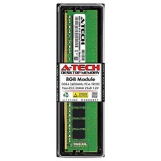 A-Tech 삼성 M378A1K43DB2-CTD용 8GB RAM 교체품 | DDR4 2666MHz PC4-21300 1Rx8 1.2V UDIMM Non-ECC 288핀 DIMM