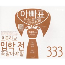아빠표 우선순위 한글단어 따라쓰기 333 : 초등학교 입학 전 꼭 알아야 할 교육부 선정 초등어휘, 마이클리시(miklish), 아빠표 5세 6세 한글공부