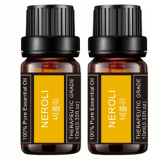 레노포프 천연 에센셜오일 & 블랜딩오일 35종 테라퓨틱등급, 2개, 15.네롤리, 10ml
