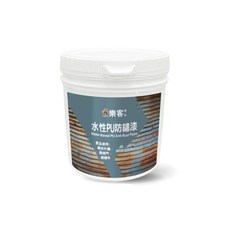 樂客 水性PU防鏽漆, 1個, 純白1kg
