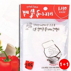 진한 국물 우려내기 국물망 육수통 멸치 다시마 거름망 고온 내열 부직포백(1+1옵션 주문수량의 2배수량 배송), 1개