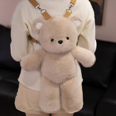 MA JOUR 毛絨動物造型背包, 小熊:45cm(390g), 1個