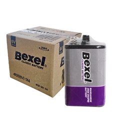 [벡셀] 망간 건전지 6V 4R25, 1개입, 4개