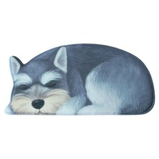 까마느 3D 강아지 고양이 방석 매트 바닥 욕실 주방 침실 베란다 현관 미끄럼방지 귀여운 다용도, T