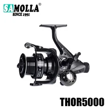 더블 브레이크 낚시 릴 강한 스피닝 릴 잉어 Carretilha 드 Pesca Molinete 올타 Makaralar 릴 트롤링 Accesorios 3 월, 규격 없음, 5000 Series