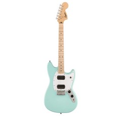 Squier Sonic FSR Mustang HH MN 電吉他 - 2024全新配色 雙線圈拾音器 楓木琴頸 輕量化琴身, WPG SNB, 1個