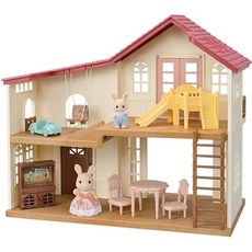EPOCH 森林家族 山頂紅屋露臺禮盒組 EP05811，兒童玩具，角色扮演，安全材質, 1個