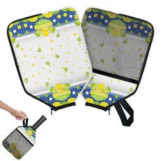 Trippy A-Alex G-Grey Pickleball Paddle Set Lightweight Fiberglass 13MM Honeycomb Core Durable Racket, 02 Black