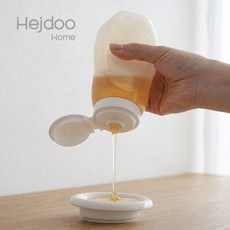 [헤이두 홈] 흐르지 않는 멀티 소스통 꿀 시럽 케찹 굴소스 밀폐용기, 1개