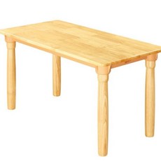 어린이집 높이선택 직사각 나무책상 놀이방 아기테이블 유치원, H530mm