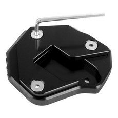 호환 보조 발판 확장 클립 사이드 스탠드 스즈키 하야부사 GSX1300R 킥 GSX-R 1300 2007-2021 오토바이 풋 패드 플레이트, Black-no logo, 1개