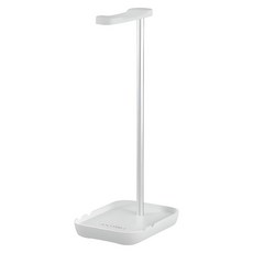 YUANREN 全罩式藍芽耳機 AI降噪麥克風 藍牙5.1 HIFI音質 可折疊設計 TM-087, 耳罩式配件【專用支架-白色】1入