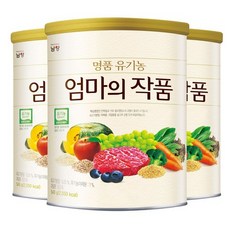 남양유업 명품 유기농 엄마의작품 4단계 3캔, 유기농현미, 3개