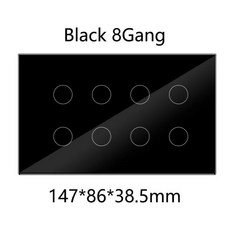 투야 와이파이 스마트 터치 라이트 벽 스위치 유리 패널 알렉사 구글 홈과 호환 가능 1-10Gang