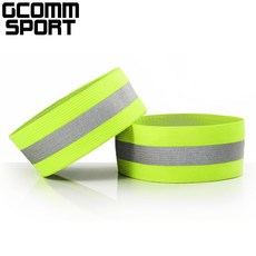 GCOMM SPORT 多用途運動高反光手環腳環 反光綠, 1個
