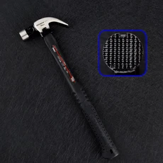 고탄소강 클로 해머 다기능 자기 손톱 당기는 목수 가정용 원피스 단조 핸드 툴, 02 10OZ round head