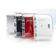 OZIO 車用三孔充電器 點菸器含USB, 白色