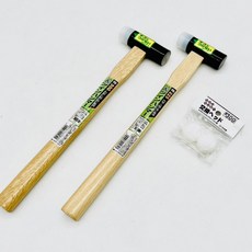 日本 王將 木柄雙頭膠槌 鐵鎚 替換頭, 1個, #300替換膠頭(一包2入)