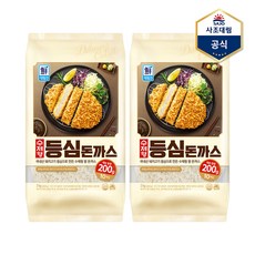 [대림냉동] 수제형등심돈까스 2 000g x2개, 2개, 2kg