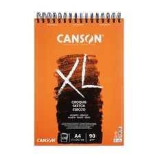 캔손 XL 스프링 스케치북, A4, 120매, 1개