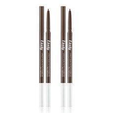 입큰 라이블리 슬림 오토 아이브로우 0.05g, 다크브라운, 2개