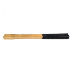 고무손잡이 망치자루 410mm 나무 목재 대망치 자루 미끄럼방지 교체용, 망치자루 고무손잡이, 1개