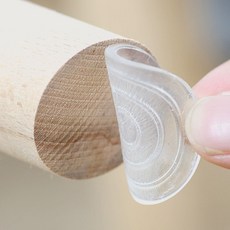 소음방지 의자 발패드 방수 방진 미끄럼방지 4개 세트 의자발커버 다리 커버 긁힘 식탁 발커버 방지, 사각형40mm 4개입