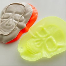 소품 플레이트 해골 할로윈 트레이 셋 해골 레이어드 사탕바구니, GS002979 할로윈해골트레이 베이지