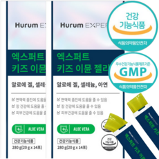 키즈 알로에 스틱 이뮨 젤리 식약청인정, 3개, 280g