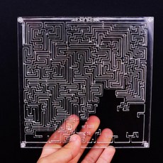 퍼즐 깨진 유리 기하학적 어려운 아크릴 고난도 투명, 3. 헬 미로 (난해)