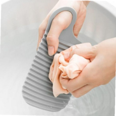 수납편리 논슬립 유연 실리콘 미니 빨래판 양말빨래 기숙사빨래판 애벌빨레, 1개, 그레이