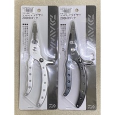 【民辰商行】DAIWA 鋁合金路亞鉗 200H LOCK 一鍵鎖定 可剪PE線 安全防護, 槍/黑色, 1個