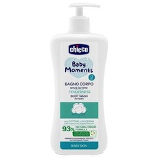 chicco 寶貝嬰兒植萃泡泡浴露 溫和不流淚配方 清新白棉, 500ml, 1瓶
