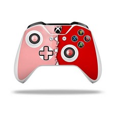XBOX One SX 컨트롤러와 호환되는 랩터스킨즈 데칼 비닐 스킨 랩 - 찢어진 색상 핑크 레드컨트롤러 미포함, XBOX One SX 컨트롤러와 호환되는 랩터스킨즈 데